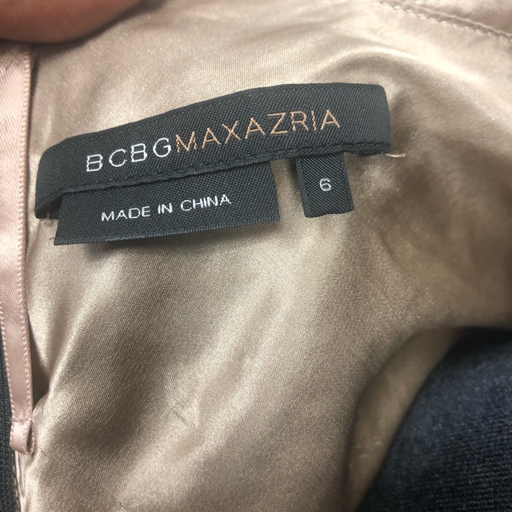 100% silk BCBG MaxAzria halter neck fishtail dress - Picture 7 of 8